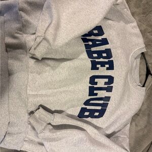 Gray 'Babe Club' by bucked up Crewneck